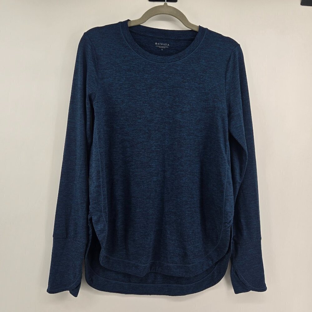 Athleta Uptempo Top - S Blue Heather